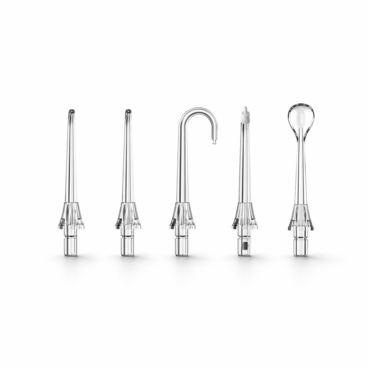 Flossing Floss Pro Multi Tip Set - 5 Opzetstukken - Opzetstukjes Waterflosser - Tongreiniger, U-Vorm & Tandvlees Tip - Vervangtips Monddouche & Flosapparaat - Voor Floss Pro