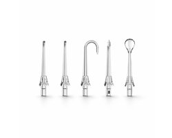 Flossing® Floss Pro Multi Tip Set - 5 Opzetstukken - Opzetstukjes Waterflosser - Vervangtips Monddouche & Flosapparaat - Voor Floss Pro