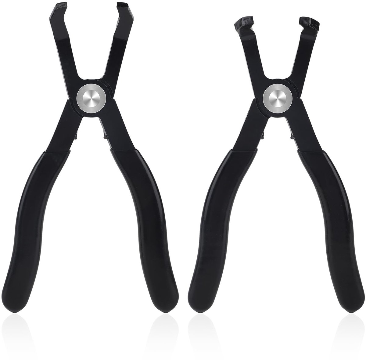 Dailygoods- Cliptang Set 2 Stuks - 30°/80° Pliers - Carbon Staal - Auto Connector Verwijdering - Interieur Trim - Rubber Klemmen - Demontagetang