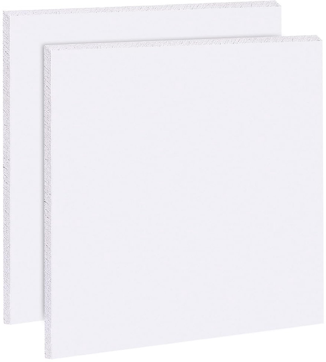 Dailygoods- Foam Board 5 mm Dik - 2 Stuks - 30x30 cm - PVC Platen - Voor Ambachten/Modelleren - Schoolprojecten - Kunststof Platen