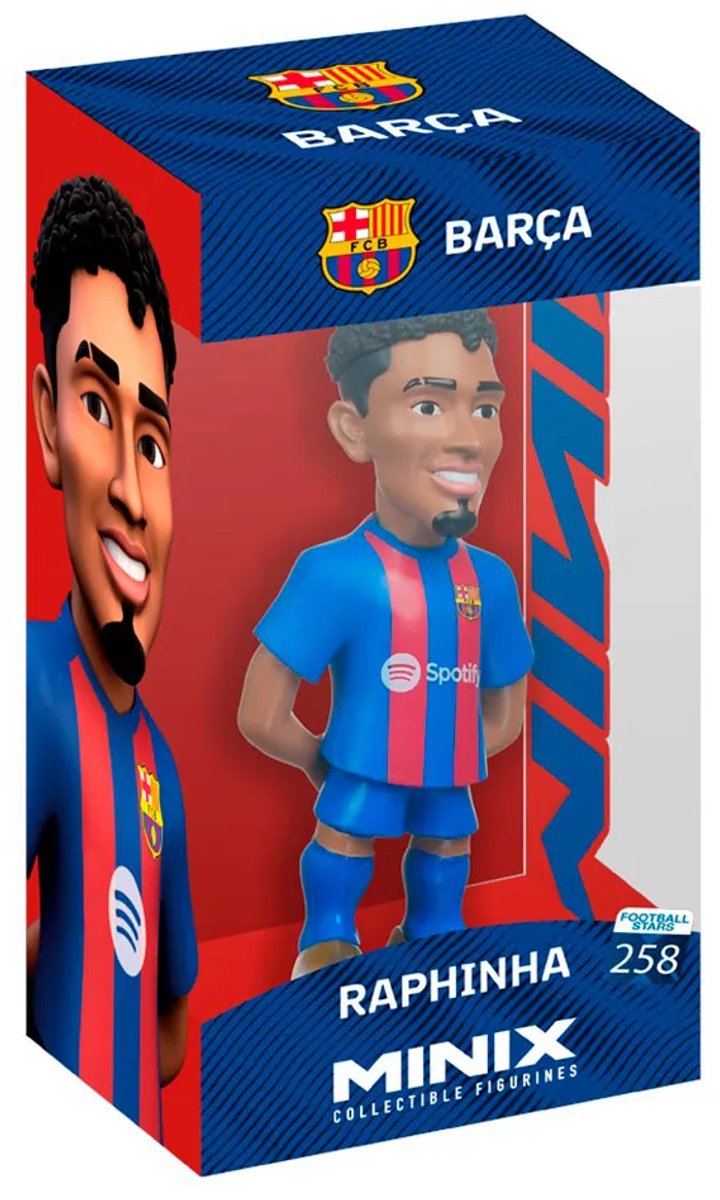 Minix Barcelona-raphinha Figuur Blauw