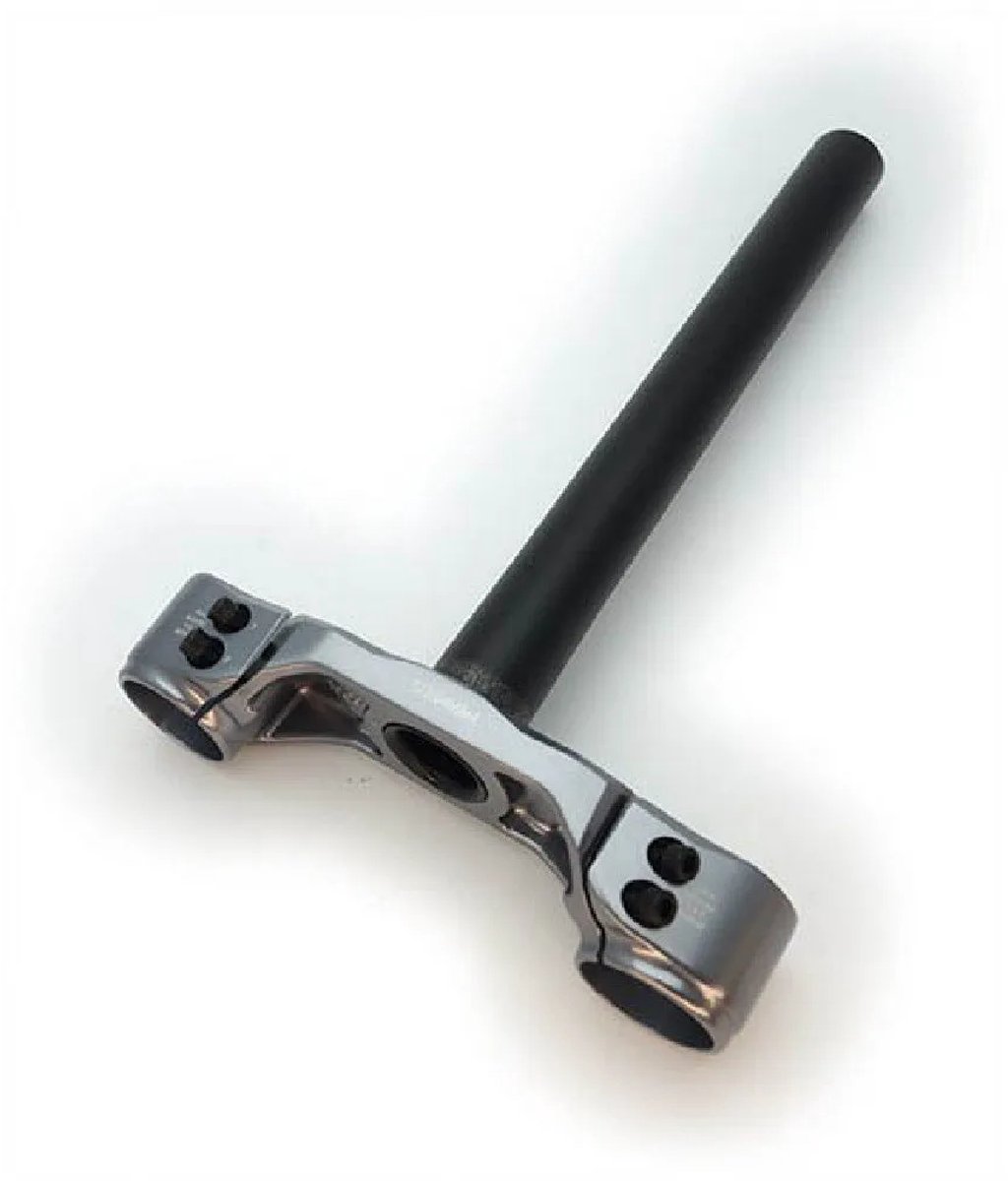Rockshox Onderste Kroon/balhoofdbuis 46 Offset Voor Boxxer C1 Plus Zwart 35 mm / 27.5-29´´