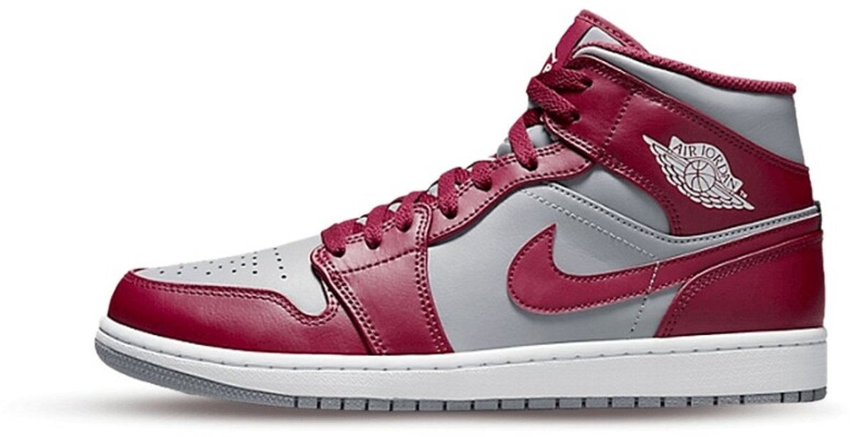 Jordan 1 Mid Cherrywood Red - Maat 47.5
