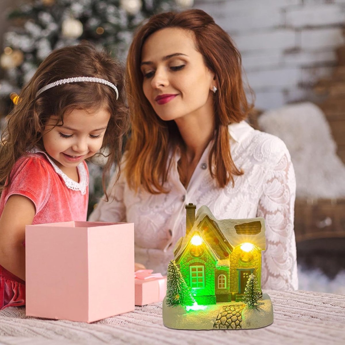 Kerstdorp Sets - Kersthuisjes Verlichting - Kerst Decoratie - Miniatuur LED Huisjes - Niet gespecificeerd - Niet gespecificeerd – foto 3