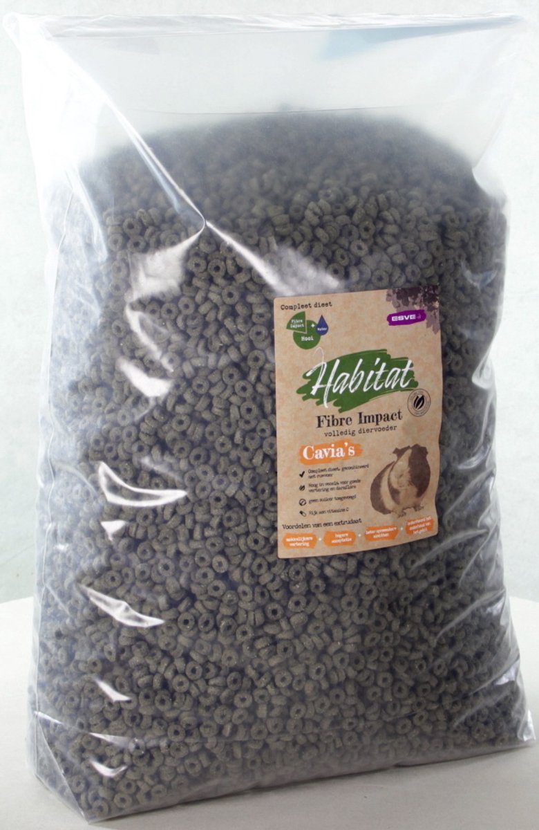 ESVE Fibre Impact caviavoer extrudaat met vitamine C | 1,5 kg | 8 kg 8KG