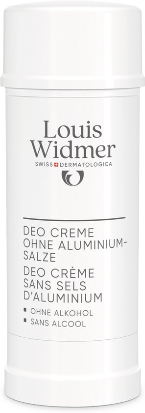 Louis Widmer Deo Crème Zonder Aluminiumzouten Zonder Parfum