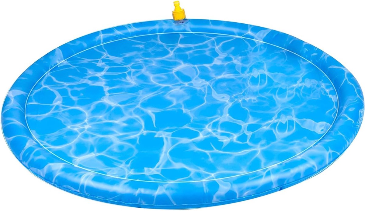 QUOVO® Hondenzwembad - Hondenzwembaden - Hondenzwembad Opvouwbaar - Blauw - 25cm x 22cm x 4cm