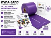 Rol paarse DYNA-BAND weerstandsband van 45 meter. "DE ORIGINELE WEERSTANDSBAND".