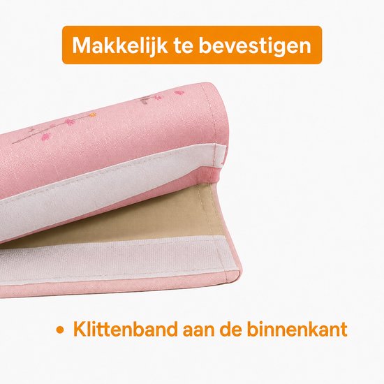 Gordelbeschermer Kind - Eenhoorn & Sterren - 2 stuks - Kasey Products van Merkloos — afbeelding 3