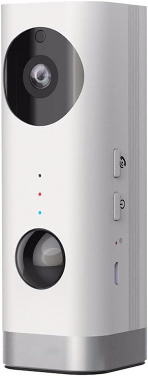 Draadloze Camera - Binnenhuis Camera - Huis Bewaken - Verwijderbare Batterij - 64GB Opslag - Wit
