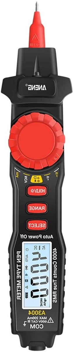 Digitale Multimeter Pen - Spanning Tester - Elektra Meten - Contactloze Meting - 26 cm - Zwart