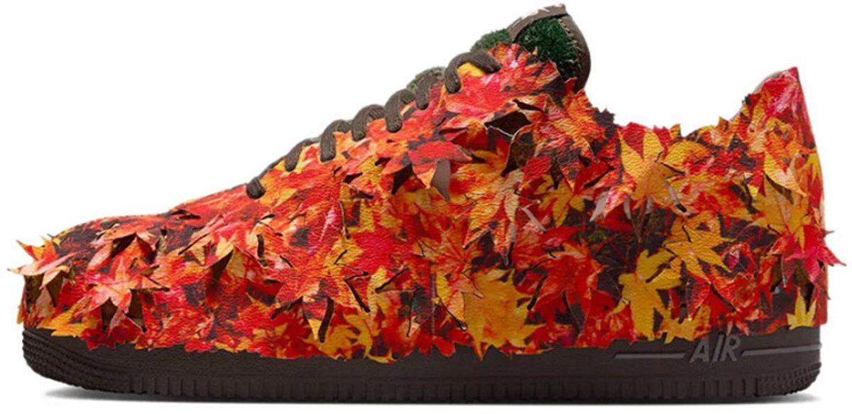 Nike Air Force 1 Low LX Leaf Camo Grijs