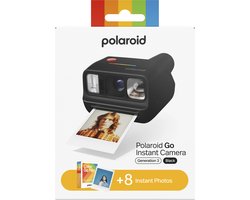 Polaroid Go Gen 3 Black + Color Film Bundle - 8 Photos