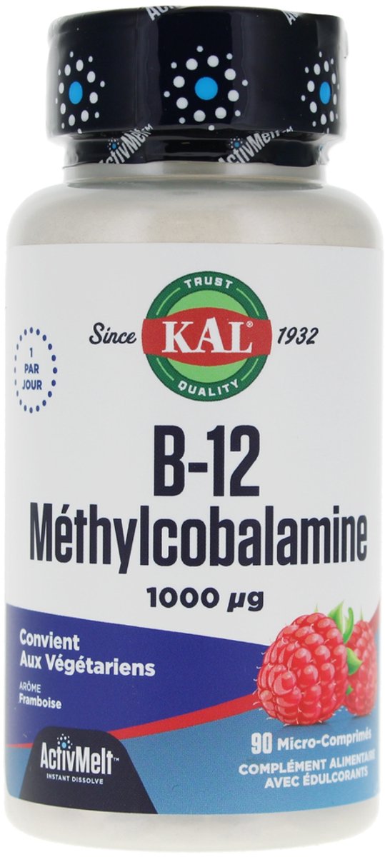 Kal Vitamine B12 Methylcobalamine 90 Microtabletten