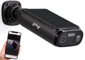 Gologi Solar Premium Beveiligingscamera voor buiten - 10.400 mAh - 2.5K - Nightvision - Bewegingsdetectie - Bewakingscamera - Zonnepaneel - Draadloos - USB-C - WiFi en App - Zwart