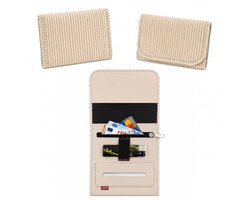 Champ Shag Etui - Tabak Etui - Ribstof - Medium - Beige