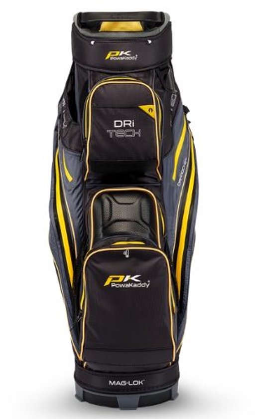 Powakaddy Cartbag DRI-tech Gun metal Geel 2026 van Powakaddy — afbeelding 4