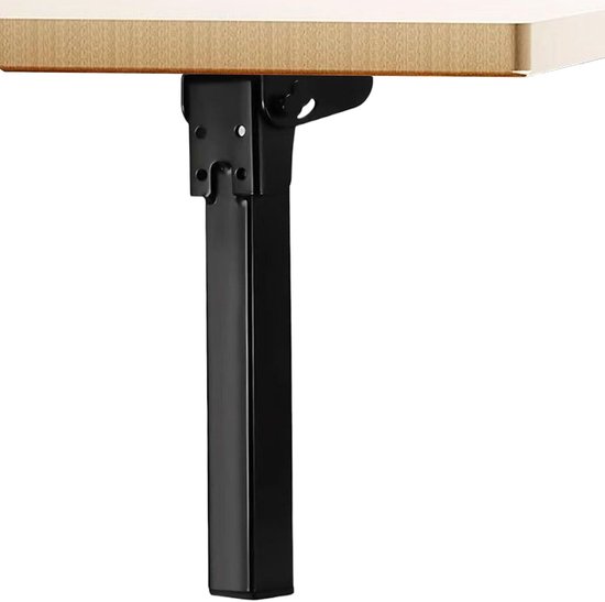 Inklapbare Tafelpoot - Klapmeubel Poten - Meubels Maken - Hoge Draagkracht - 15-35 cm - Zwart — afbeelding 4