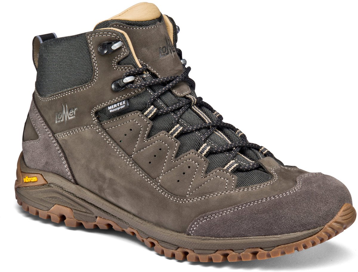 Lomer Sella High Premium MTX Wandelschoenen Antra Nubuck 30047.B.03 Bruin