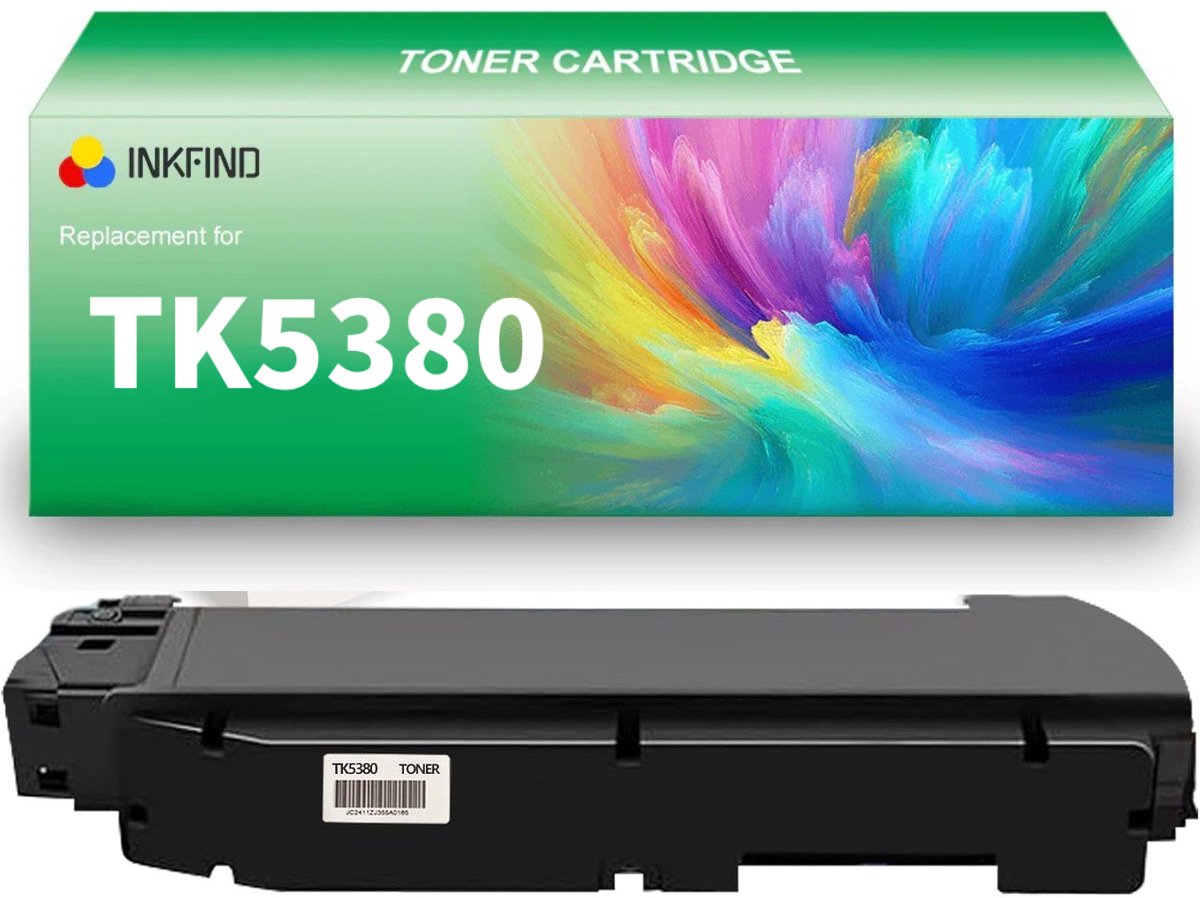 INKFIND TK-5380 Zwart tonercartridge compatibel met Kyocera TK5380 TK-5380 Zwart geschikt voor Kyocera ECOSYS PA4000cx/MA4000cifx - 1-pack Zwart