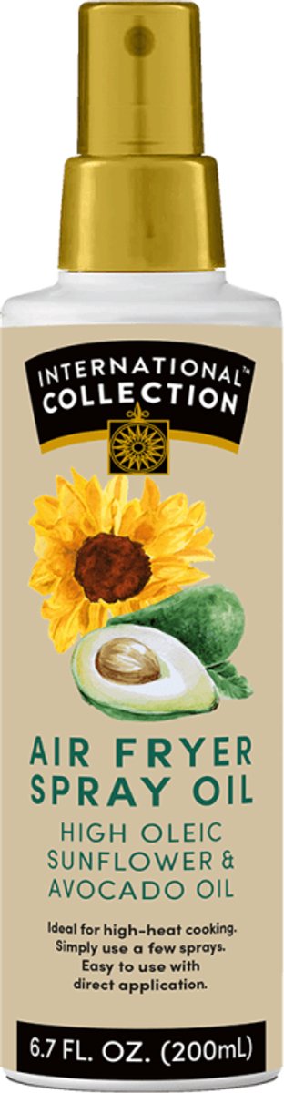 International Collection Air Fryer Spray Oil (200ml) Sunflower & Avocado - Functionele voeding - Oliën