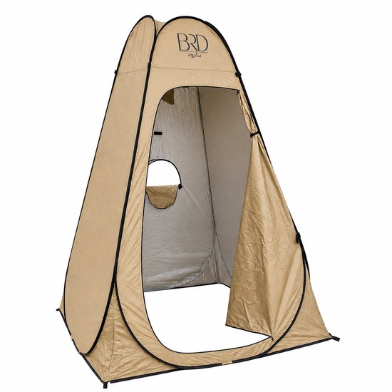 BRD® Outdoor pop-up douchetent – goud beige – incl. draagtas