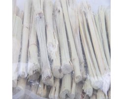 Natuurlijke Zoete Bamboesticks voor Tanden van Konijnen, Chinchilla's en Cavia's - 200g Snack voor Kleine Huisdieren
