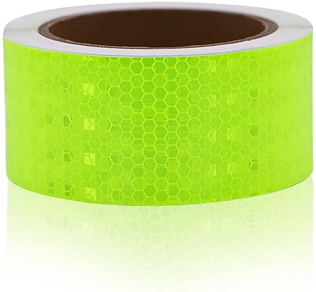 Reflecterende Tape Zelfklevend Groen 5 cm x 10 m - Hoogwaardige Reflecterende Film voor Fietsen, Trailers en Waarschuwingsposten