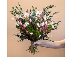 Droogbloemen - boeket - Roselin Roze - Droogboeket