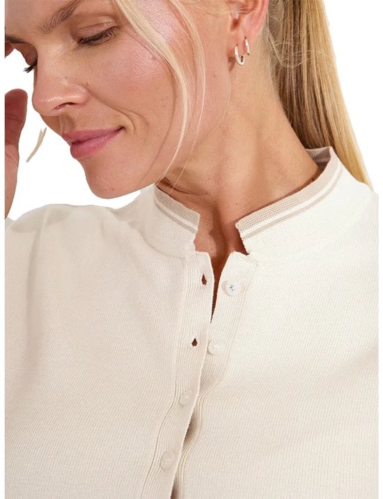 Abacus Golf Niblick Cupsleeve Dames T-shirt Met Korte Mouwen Beige M Vrouw van Abacus — afbeelding 3