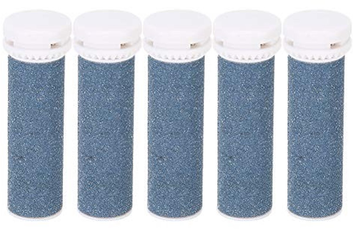 Allecto - Rollers voor Elektrische Voetvijl - Vervangende Opzetstukken voor Pedicure - Geschikt voor Micro Pedi Nano - 5 Stuks - Gemakkelijk te geb..