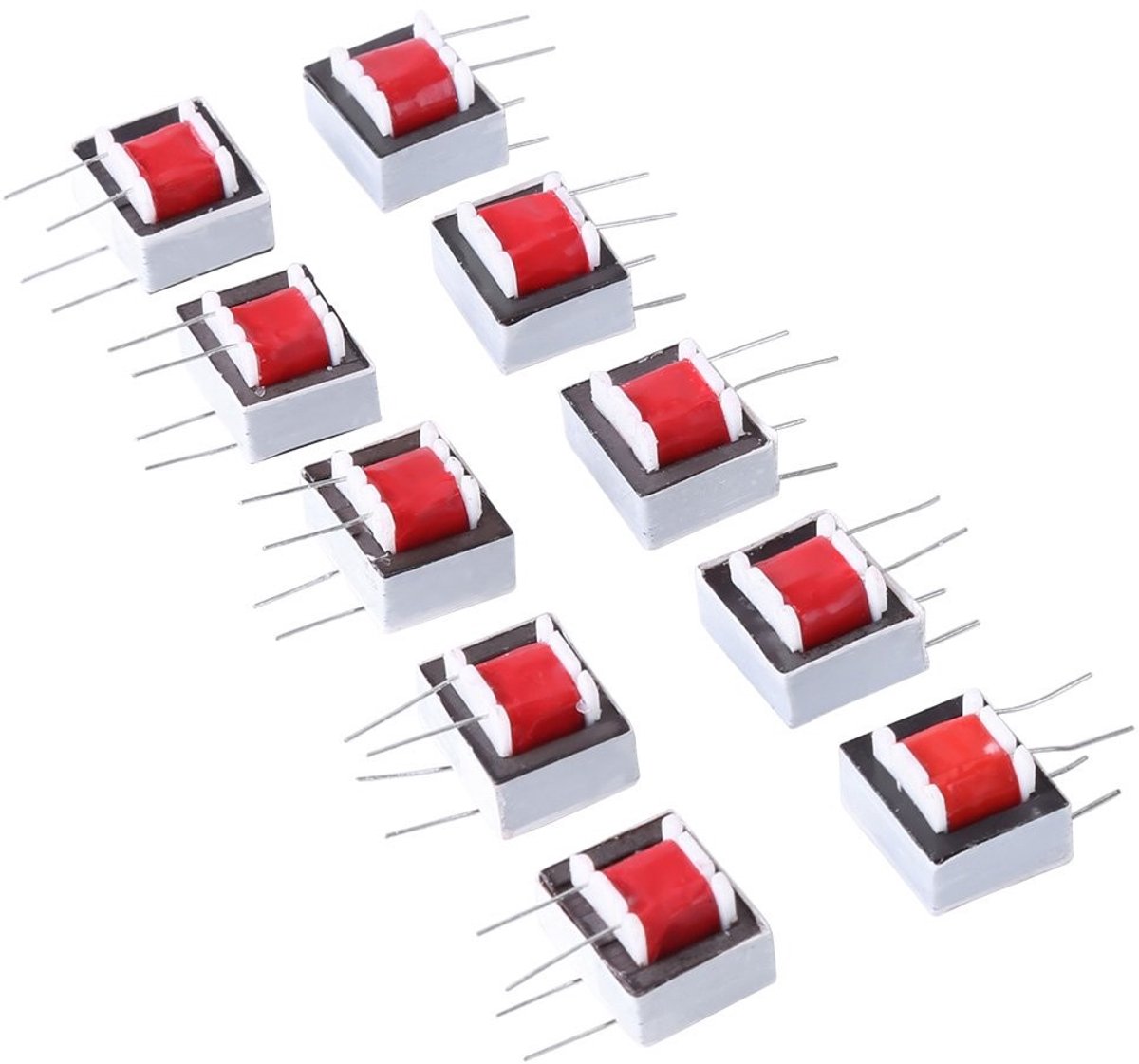 Allecto - Audio Isolation Transformer - 600 Ohm - Hoge efficiëntie - 10 stuks - Geluidsisolatie - Perfect voor audio-installaties - EI14 model