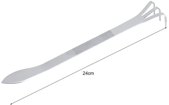 aladdien - Tuin Hark - 8.3 Inch - Tuin Gereedschap - Compact Formaat - 3 Tanden - Ideaal voor Kleine Potten - Geschikt voor Kinderen — afbeelding 3