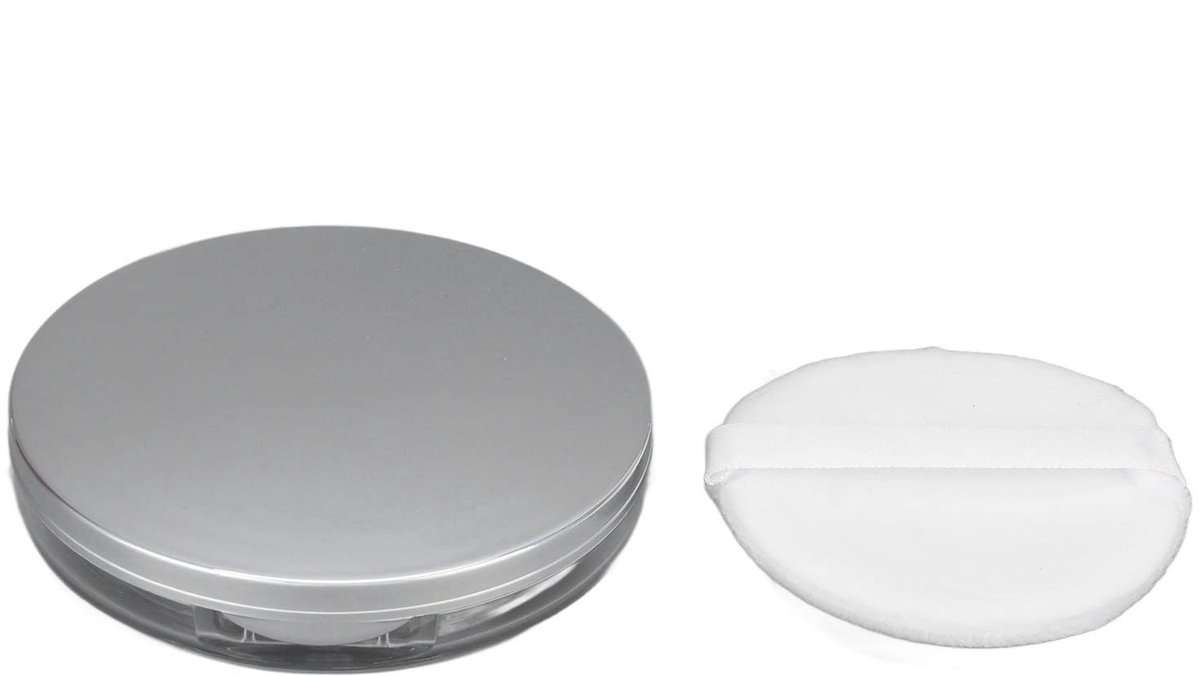 Vulbare Poederdoos met Poeder Puff - Perfect voor Make-up en DIY
