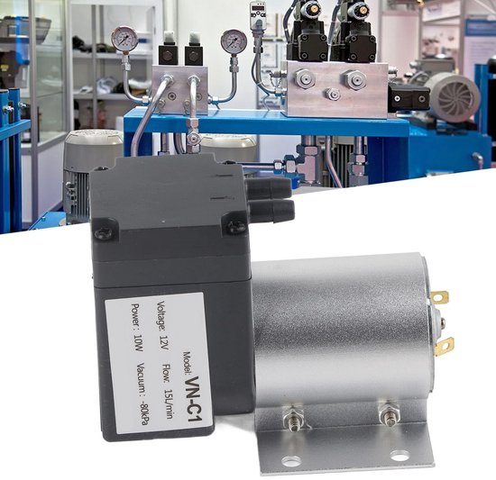 OmGoods - Dailygoody - Vacuümzuigpomp - Negatieve Druk - Stabiele prestaties - DC12V - Gasanalyse - Laag geluidsniveau - Geschikt voor bemonstering - Compact fo van Omgoods — afbeelding 2