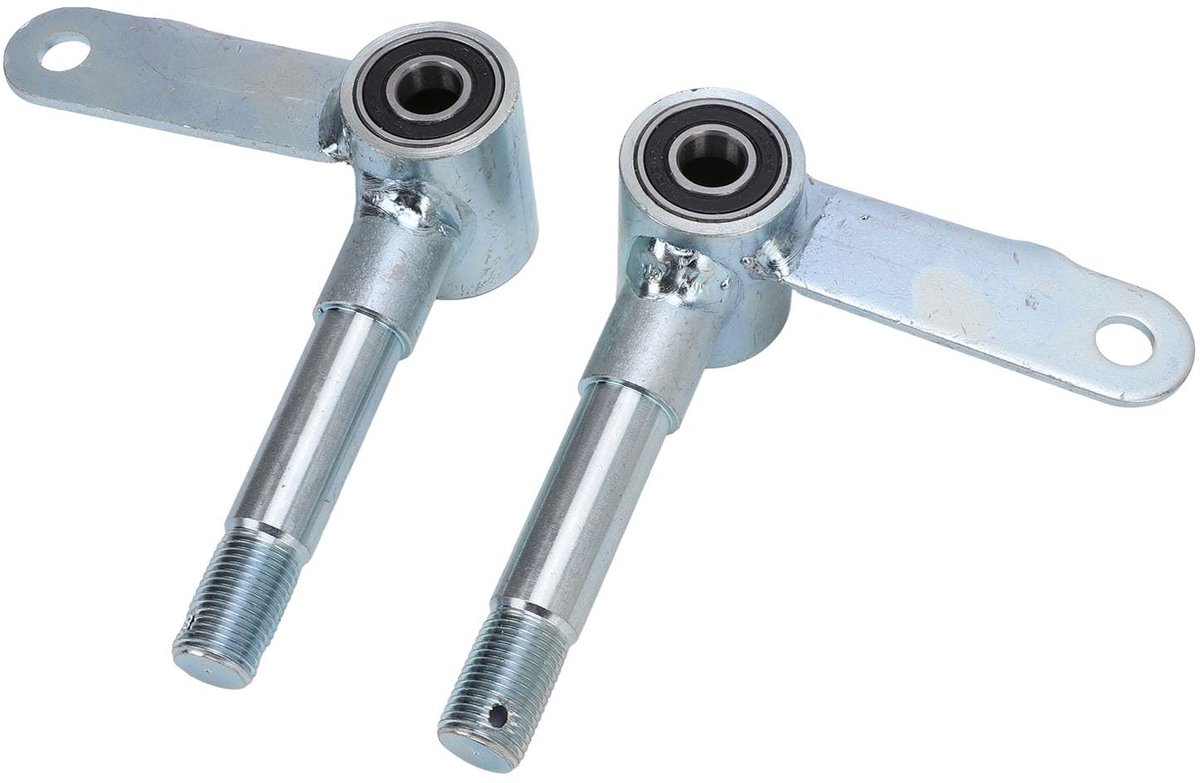 ONF3 - Voorwielknokkelspindel - 15mm - Staallegering - M15 Draad - Go Kart - UTV - Quad - Geschikt voor off-road voertuigen en racegebruik