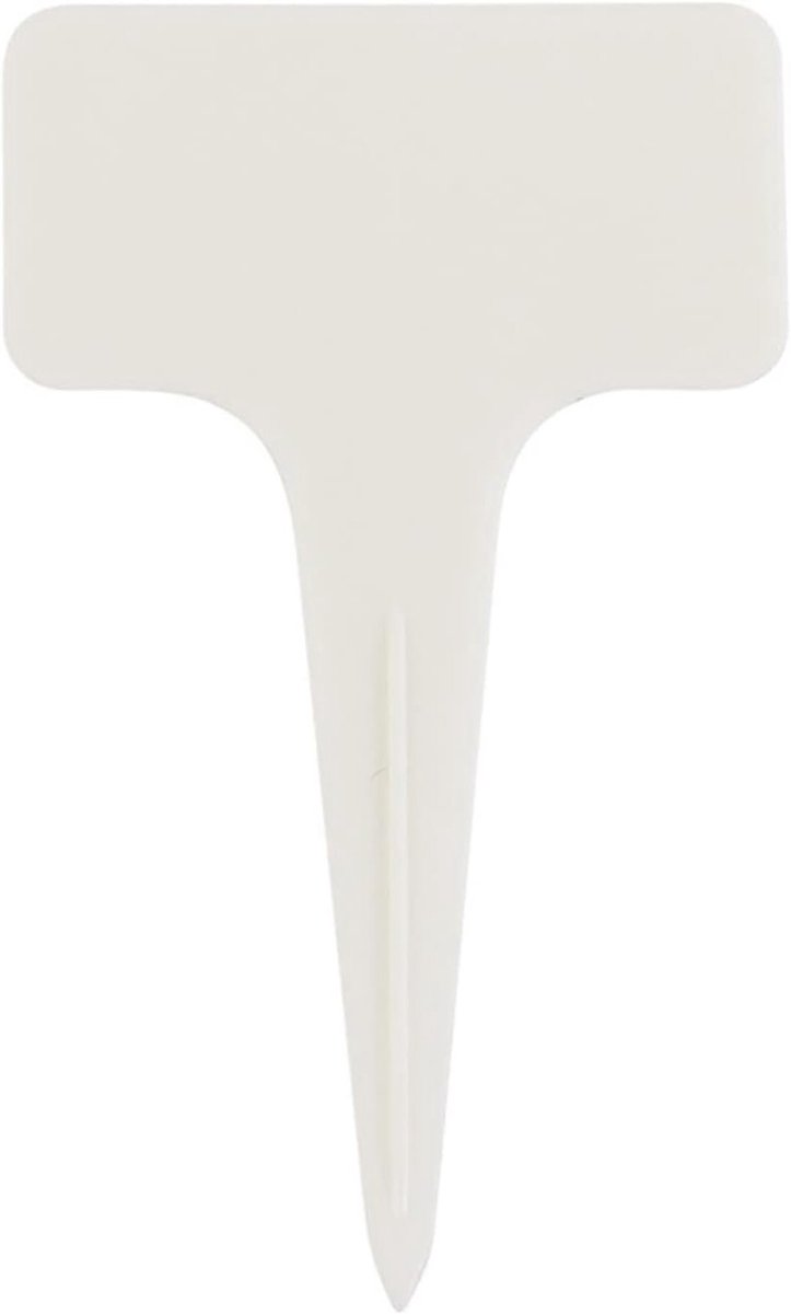Set van 20 Plastic Plantenlabels 10 cm - Boomvormige Tuinmarkers voor Potten, Zaden en Groenteteelt