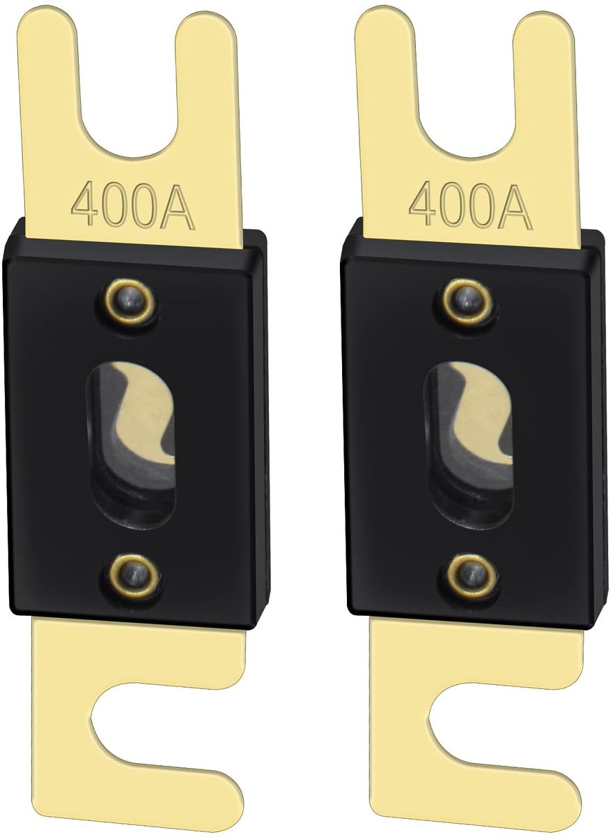 Allecto - ANL-400 - Auto Fuser - 400A - Zwart - Geluidsinstallatie - 2 Stuks - Geschikt voor Auto
