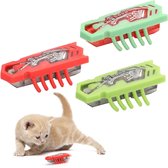 Interactief kattenspeelgoed - Set van 3 stuks - Elektrisch insectvormig spel voor katten en kittens - Kakkerlakken