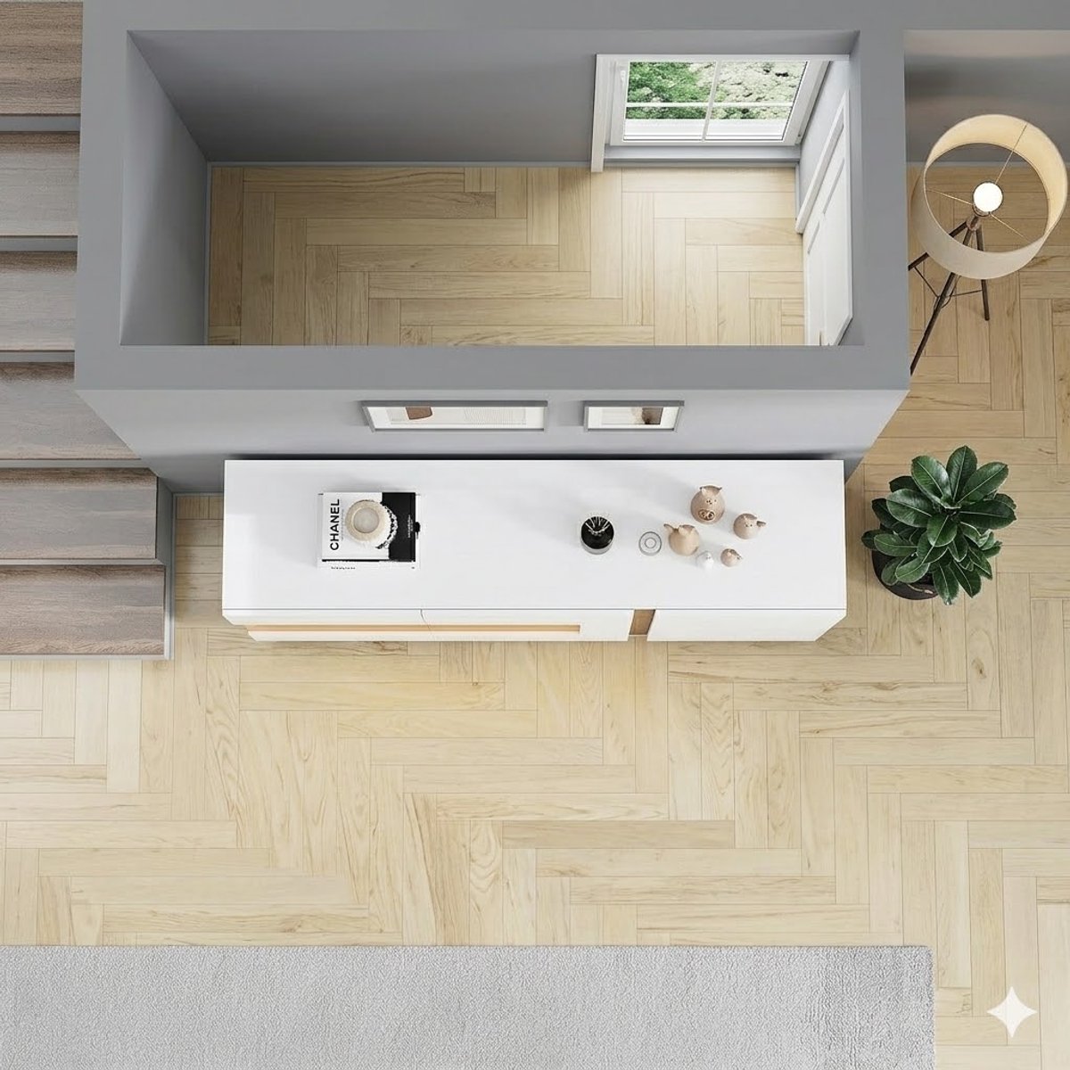 Kast - Wit - 5x38 cm - Arqam