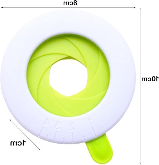 Nauwkeurige Pasta Portionering Tool - Spaghetti Meter voor 1-4 Porties, Keuken Gadget voor Perfecte Noodles en Spaghetti Maten — afbeelding 2