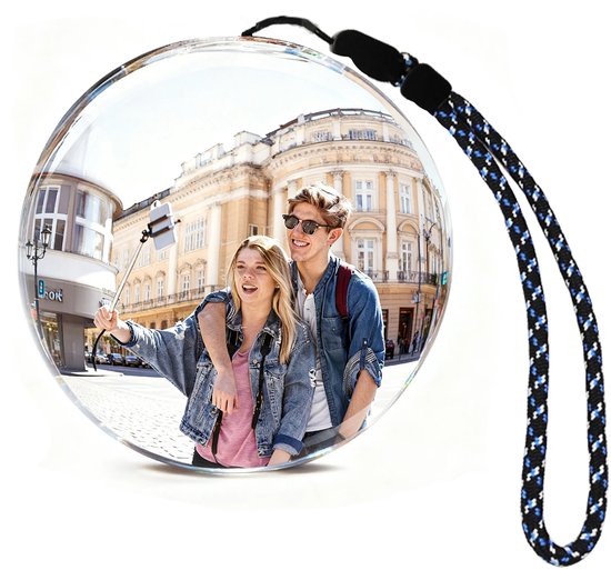 Crystal Ball 3D LED Kristallen Bol – Interactieve Video Display met App & Wifi – Persoonlijk Valentijnscadeau met Foto’s & Liefdesboodschappen – Luxe Romantisch Geschenk