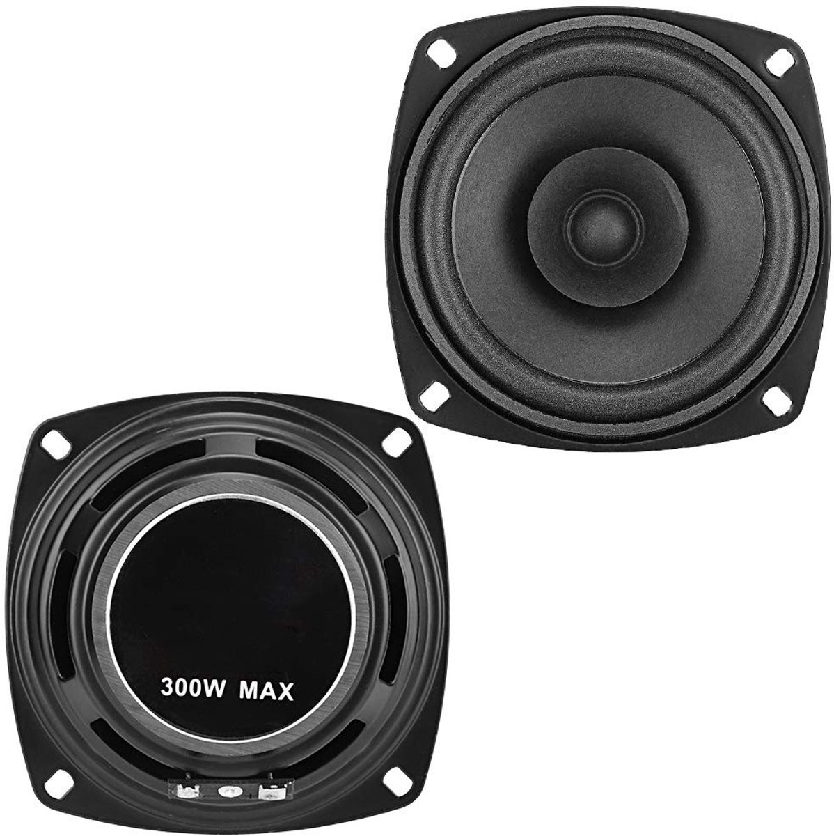 Auto Coaxiale Luidspreker - Autostereo Muziek - Krachtig Geluid - Hoge Gevoeligheid - 4 inch - Zwart