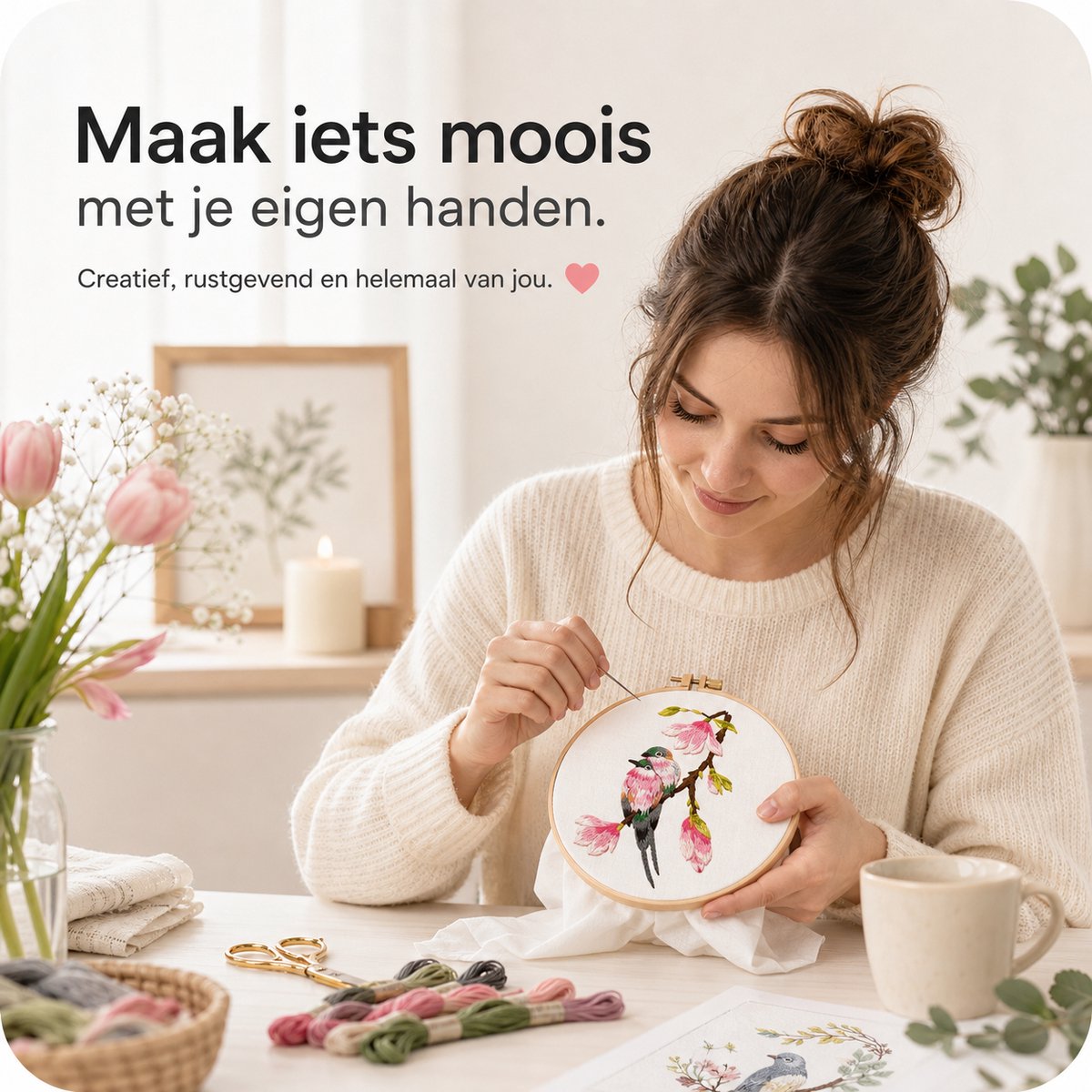 BOTC Borduurpakket - Borduurset van 4 - Borduurpakketten voor Volwassenen - Hobby en Creatief - Borduren — afbeelding 2