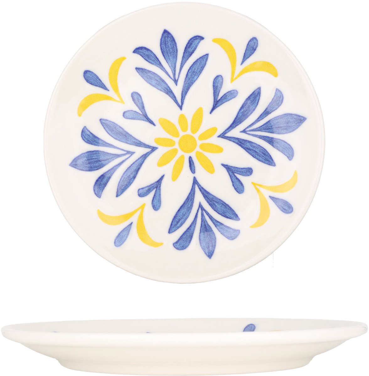 Kütahya Porselen Dessertbord - Strada - Porselein - 17 cm - set van 6