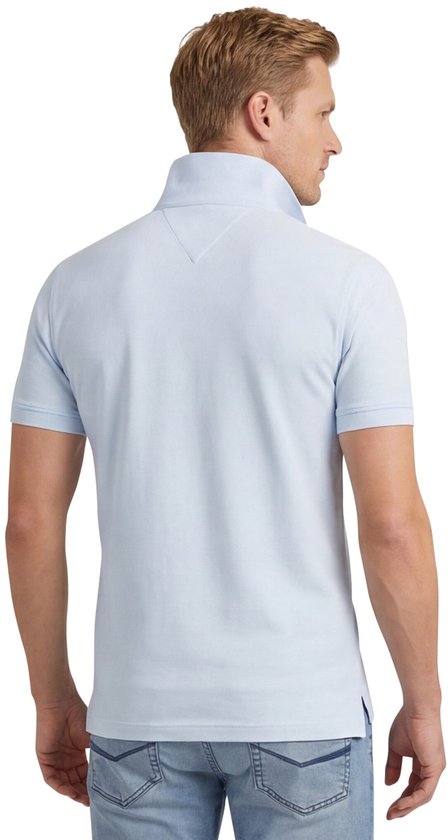 polo manches courtes Tommy Hilfiger bleu clair