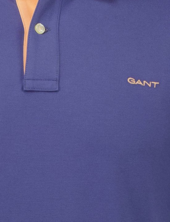Polo manches courtes Gant bleu foncé