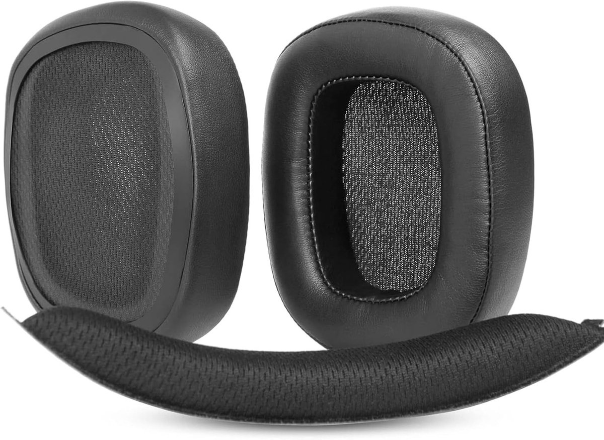 Comfortabele Oorkussens en Hoofdband Set voor Gaming Headsets met Echte Leer - Geschikt voor Logitech G933, G935, G633 - Verbeter Geluidskwaliteit en Draagcomfort