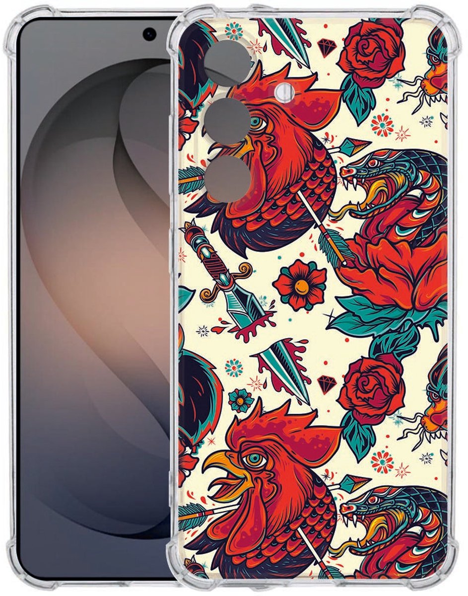TPU Back Cover Samsung Galaxy S26 Old Skool Schokbestendig