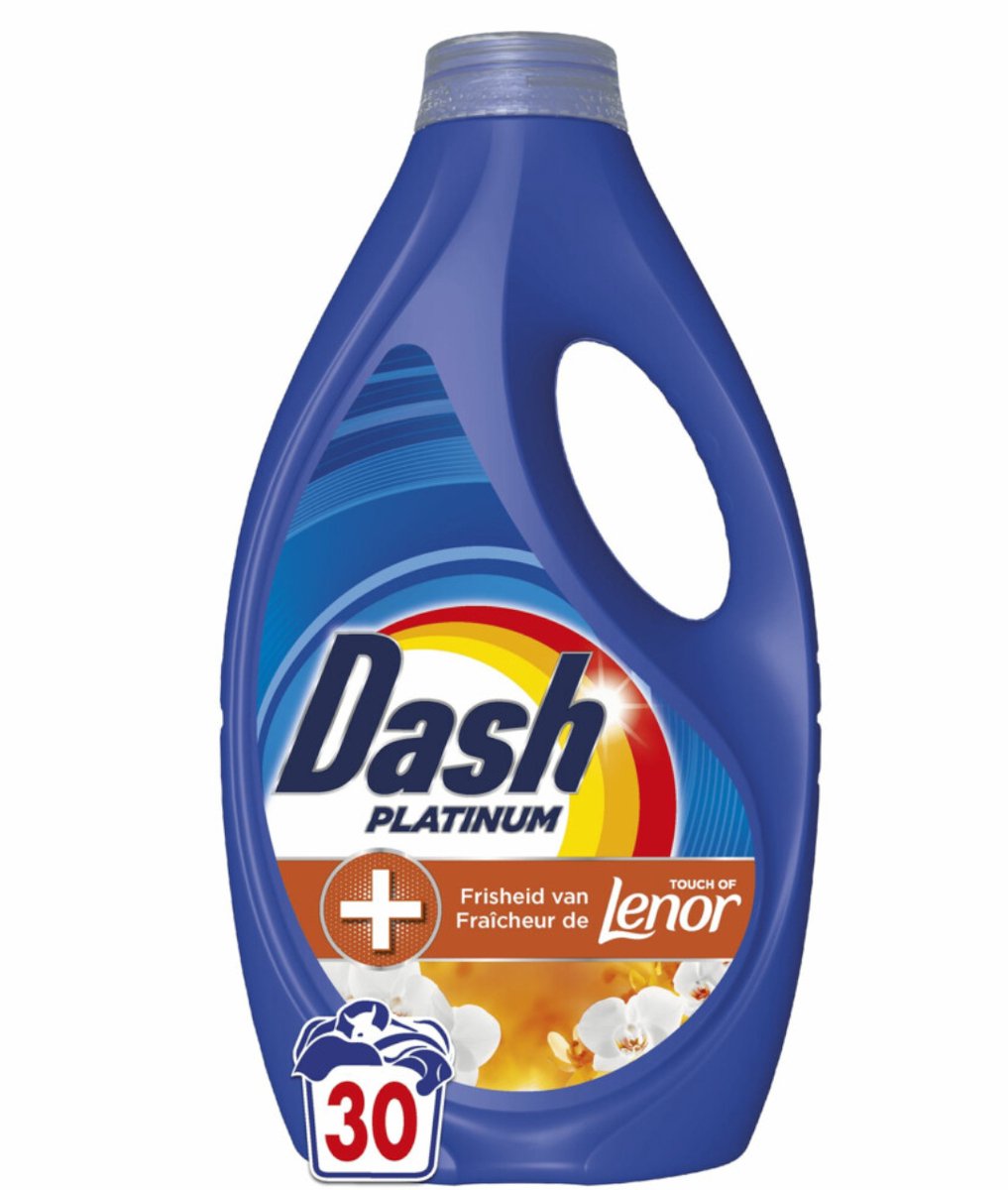Dash Vloeibaar Wasmiddel Amber & Orchidee 30 Wasbeurten - 1350 ml